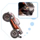 Радиоуправляемая Машина Q901 1:16 2.4G 4CH, 52 км/ч, Красный | Remote Control RC Car,...