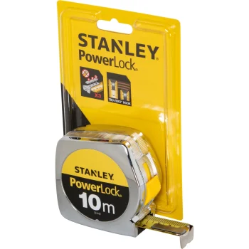 Mērlente Stanley Powerlock 10 m x 25 mm ar plastmasas korpusu