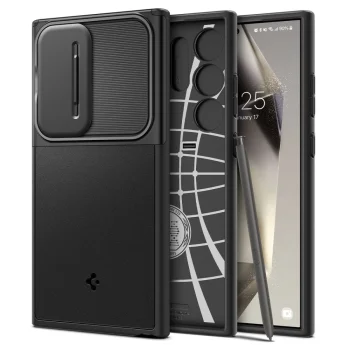 Чехол Spigen Optik Armor для Samsung Galaxy S24 Ultra, черный