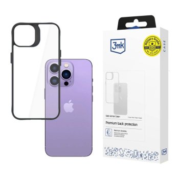 3mk Satin Armor Case+ sērija iPhone 14 Pro - Melns