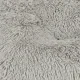 Plīša gultiņa suņiem un kaķiem, 115x80 cm, gaiši pelēka