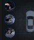 Baseus Gentleman Style Mašīnas Auto Mini Atkritumu Kārba Miskaste 0,5L, Melns | Ugreen Vehicle-mounted Trash Can...