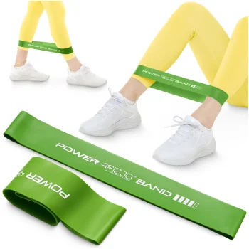Фитнес-резинка 4Fizjo Mini Power Band 10-15 кг, Зеленая