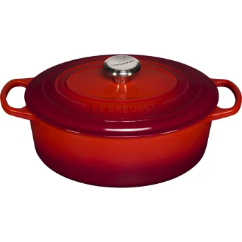 Cast Iron Casserole Le Creuset Signature Oval 29 cm Cerise