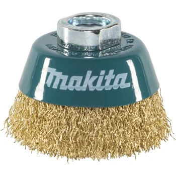 Makita D-39746 kausveida stiepļu birste leņķa slīpmašīnai, M14, 60 mm