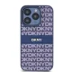 DKNY iPhone 15 Pro vāciņš Mono Stripe & Metal Logo, zils