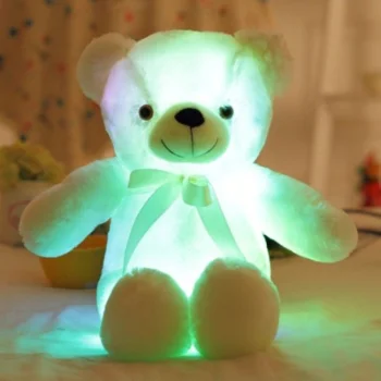 Plush Teddy Bear with Backlight RGB, 50 cm