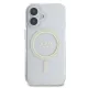 Guess iPhone 16 vāciņš IML Glitter Circle MagSafe, caurspīdīgs