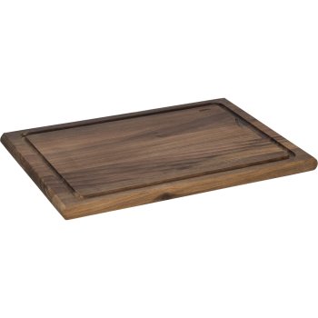 Gefu ENNO Medium Walnut Wood Cutting Board with Juice Groove