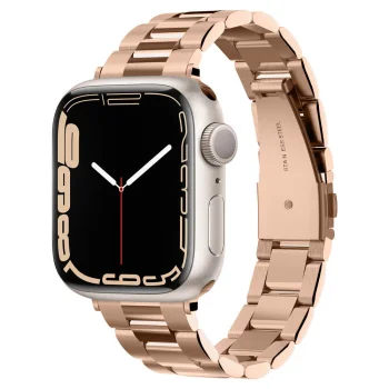 Spigen Apple Watch 4/5/6/7/8/SE (38/40/41 mm) siksniņa Modern Fit, rozā zelta