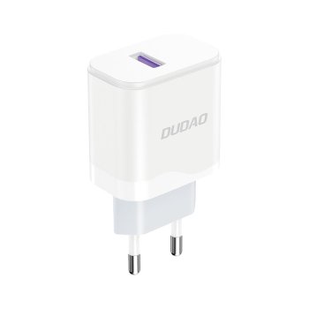 Dudao A20EU USB-A 18W tīkla lādētājs – balts