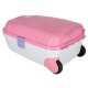 Bērnu ceļojumu soma ar riteņiem, koferis, čemodāns, Rozā | Kids Travel Luggage Bag Ride On Suitcase