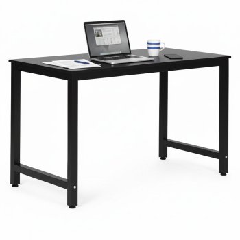 ModernHome Computer Desk 120x60 cm Home Office Study Table, Black