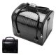 Kosmētikas Piederumu Koferis Soma Organaizers Spīdīgi Melns | Cosmetic Trunk Shiny Black