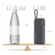 Внешний аккумулятор Cuktech 20000mAh со встроенным кабелем USB-C, серый