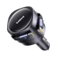 Auto Lādētājs Baseus Enjoyment Max 60W ar 2x Izvelkamiem USB-C Vadiem - Melns | Phone Car Charger