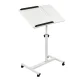 Maclean mobilais datorgalds MC-121 W, regulējams augstums, balts