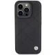BMW iPhone 15 Pro Max Case Leather Quilted, Black