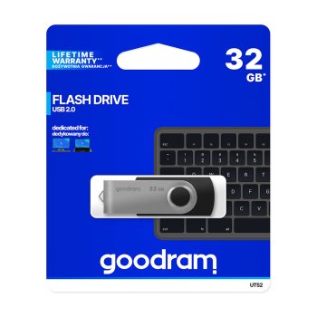 Goodram Twister 32GB USB 2.0 Flash Drive, black