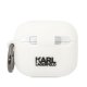 Karl Lagerfeld AirPods 3 Case Silicone Choupette Head 3D White