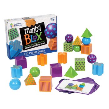 Mental Blox game set - developing critical thinking, 3D blocks