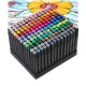 Nukido NK-914 Alcohol Markers with Bag, 168 pcs.