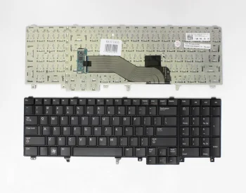 Dell Latitude E5520 / E6520 klaviatūra (US), melna
