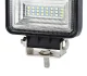 LED darba lukturis 12V-24V 16W ZD21B, melns