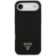 Guess Silikona Triangle Logo MagSafe vāciņš iPhone 17 Air - Melns | Phone Case Cover