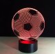 LED 3D Nakts Galda Lampa Gaisma \"Futbola bumba\" | Soccer Ball Night Lamp