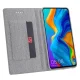 Huawei P Smart Z / Y9 Prime 2019 VILI DMX Cross Texture Leather Wallet Cover Case, Grey | Чехол Кошелёк...