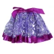 Girls Witch Costume 3-Piece Set with Hat and Broom, Purple
