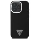 Guess iPhone 16 Pro Case Grained Triangle MagSafe, Black