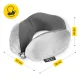 4FIZJO ceļojumu kakla spilvens no Memory Foam putām, pelēks