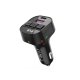 Bluetooth FM Transmitter Car Charger XO BCC17 30W with Cable, black