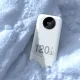 Dudao K13 10000mAh ārējais akumulators ar iebūvētiem kabeļiem, balts