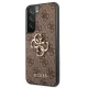 Guess GUHCS22S4GMGBR S901 S22 коричневый жесткий кейс 4G Большой металлический...