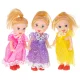 Dollhouse Dolls Set of 3, 10 cm