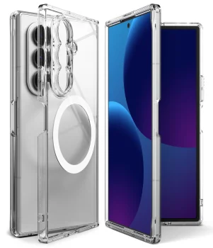 Чехол Ringke Fusion Magnetic MagSafe для Samsung Galaxy Z Fold 8 Ultra, прозрачный