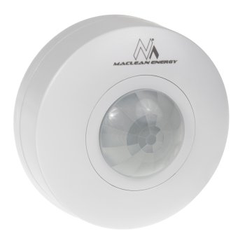 Maclean MCE314 W PIR Kustības sensors, griestu, 360°, 6m, IP20, Balts