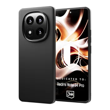 Чехол 3Mk Protection Matt Case для Xiaomi Redmi Note 14 Pro, Черный