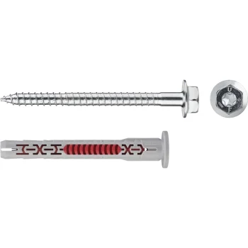 Frame Fixing Plug with Screw Fischer DuoXpand 10x80 FUS, 50 pcs.