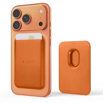 Tech-Protect MagWallet MagSafe Magnetic Wallet Phone - Orange