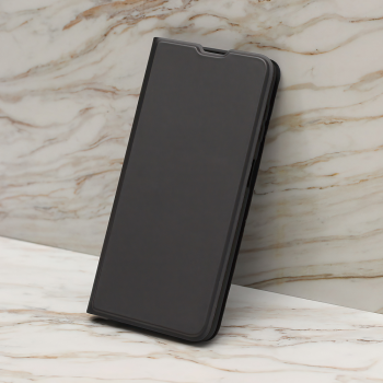 TFO iPhone 17 Pro Max atverams vāciņš maciņš grāmatiņa Smart Soft, melns
