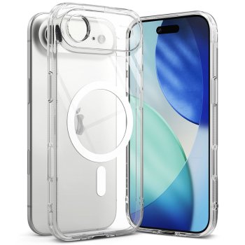 Чехол Ringke Fusion Magnetic для iPhone 17 Air с MagSafe, прозрачный