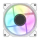 Darkflash DR08 120mm PWM A-RGB datora dzesētājs balts