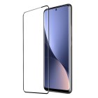 5D Aizsargstikls Xiaomi 12 Pro, Melns Pilna Pārklājuma (Tempered Glass)
