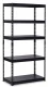 Saliekams Metāla Noliktavas Biroja Istabas Plaukts Skapis, 183x90x45cm, Melns | Folding Rack for Home Warehouse Office