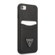 Guess iPhone 7/8/SE 2020/SE 2022 vāciņš Saffiano Triangle Melns