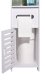 Tall Bathroom Storage Cabinet with Shelves 120cm, White